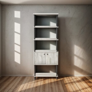 D_725641-MLA90182295756_082025-F.jpg Biblioteca Estanteria 5 Estantes, 2 Puertas. 182 X 68 M 08