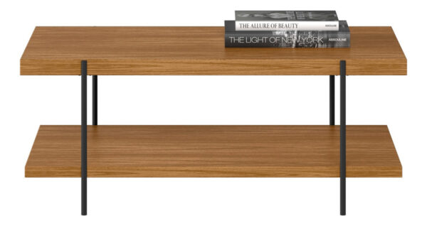 Mesa De Centro Lisboa Estilo Industrial Linea Brasil 90 X 56