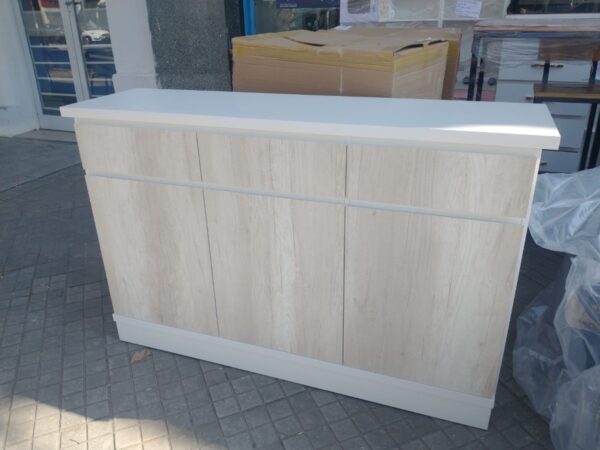 Bahiut Rack Vajillero 3 Caj. 4 Puertas- Mdf- 140 X 90 X 39
