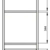 Columna Organizador Linea Niza 183 X 40 X 35- Cpn 040