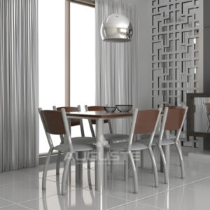 Combo Cocina Comedor Mesa 1.40 X 80+ 6 Sillas De Caño Ripa