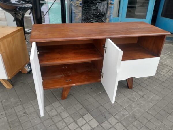 Rack Mesa Para Led 2 Puertas, 1 Caj. Escandinava- Cod. 151