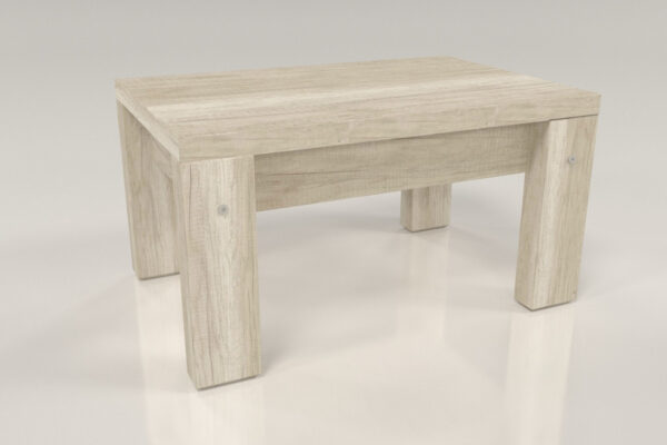 Mesa De Living Centro Doppia Doble Altura. Melamina 95- 65