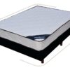 Conjunto Sommier Resortes Genova- 140 X 190 X 24- Con Base
