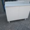 Modulo Complemento Bajo Mesada 2 Puertas 100 X 85 X 60. Alum
