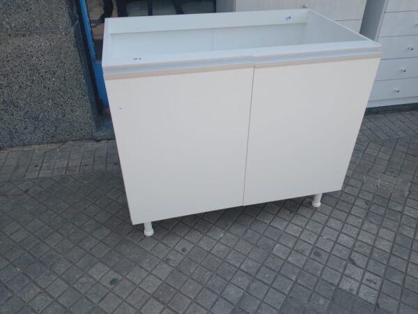 Modulo Complemento Bajo Mesada 2 Puertas 100 X 85 X 60. Alum