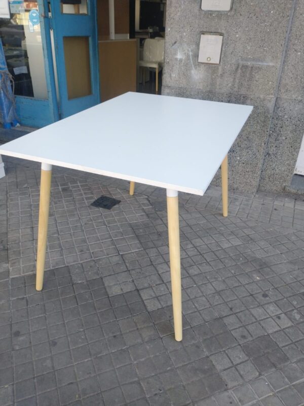 D_731023-MLA52238343620_112022-F.jpg Mesa Cocina Comedor Kaunas. Tapa Melamina Base Made 160 X 82