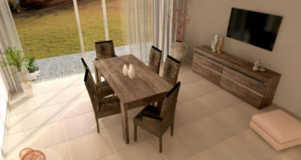 Mesa Trampa Rectangular 1.40 A 185 X 0.90-benicio- Melamina