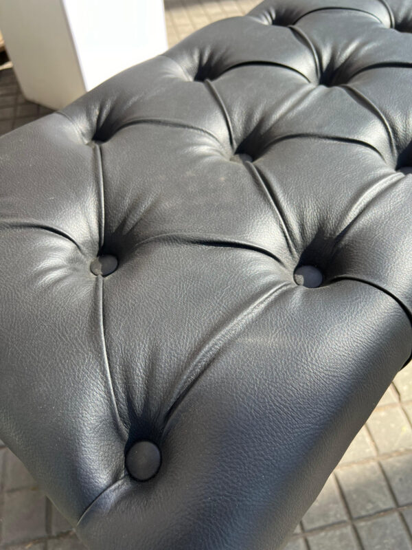 Baul Pie De Cama- Tapizado En Chenille- 100 Cm