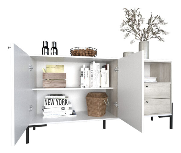 Bahiut Aparador Vajillero 2 Puertas, 2 Cajones- Cod. 4253