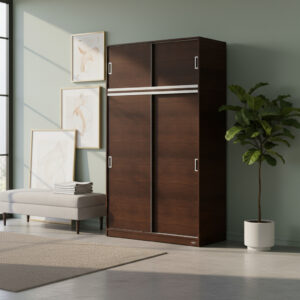 Placard 1,40 Mts. 2 Puertas Corredizas Con Baulera. Dakar