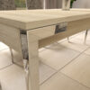 Mesa Cocina Comedor Extensible 180 A 225 X 0.90. B. Cromado