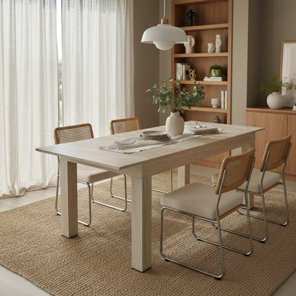 Mesa Trampa Rectangular 1.40 A 185 X 0.90-benicio- Melamina