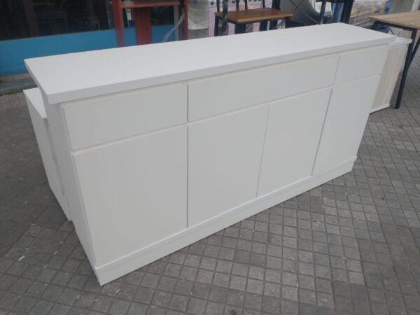 Bahiut Vajillero Melamina 1.80 X 0.90 4 Puertas 3 Cajones