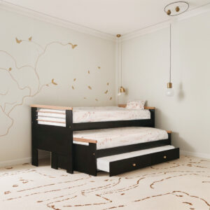 Cama Nido Bicama Lucia Sin Carro-. Mdf Laqueado Cod. 311