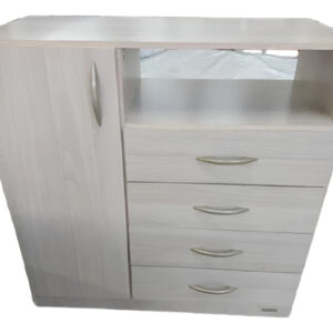 Chiffonier Cajonera 4 Cajones- 1 Puerta- 1 Estante Cod. 921