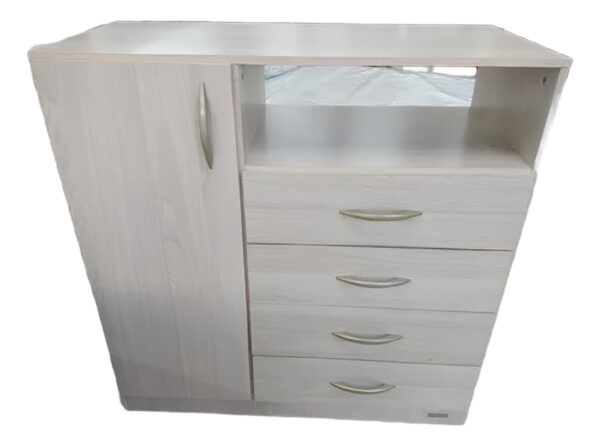 Chiffonier Cajonera 4 Cajones- 1 Puerta- 1 Estante Cod. 921