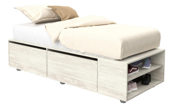 Base Box Para Sommier 2 Puertas Colchon 80 X 190 Dld 06