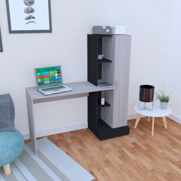 Escritorio Organizador Con Biblioteca 130 X 136 X 45 Oes 110