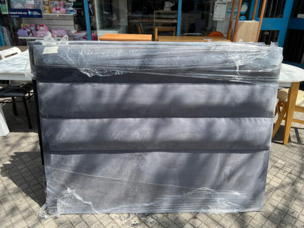 Respaldo P- Sommier Tapizado Baston Horizontal 160 X 120