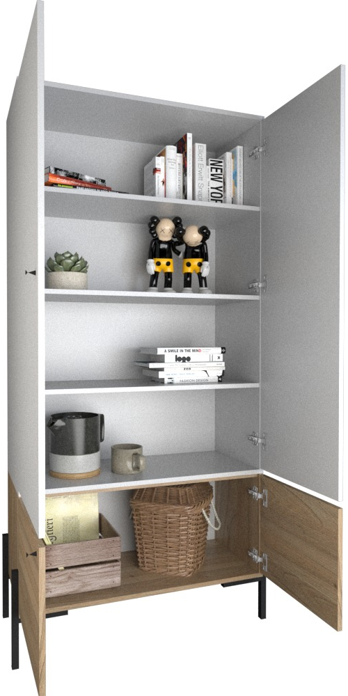 D_747963-MLA72646798293_112023-F.jpg Estanteria Organizador 4 Puertas, 183 X 90 Cod. 4254