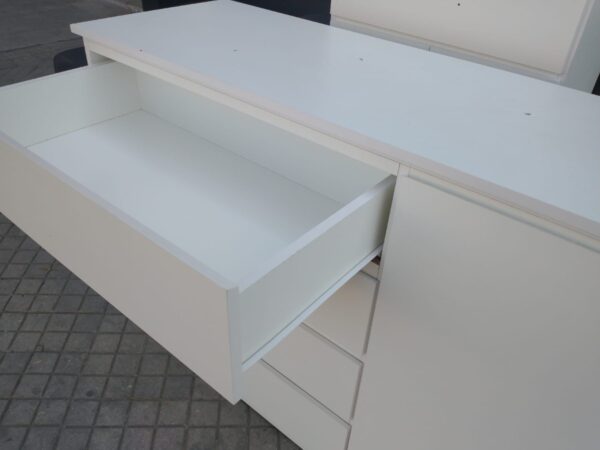 Comoda Cajonera- 4 Cajones- 1 Puerta 120 X 85-44 - Melamina