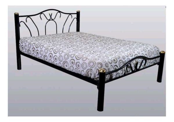 Cama 2 Plazas 1.40 Mts. Caño Reforzado. Doble Arco.