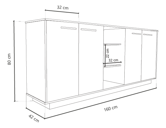 D_751272-MLA79413109333_092024-F.jpg Bahiut Rack Vajillero Organizador Boston Dl 856