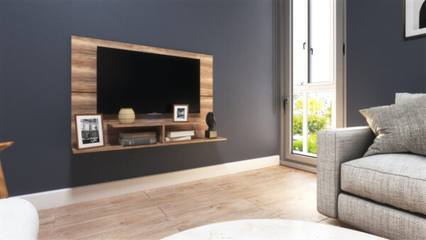 Panel Rack Para Tv Led 50 Flotante 128 X 85- Dl 841