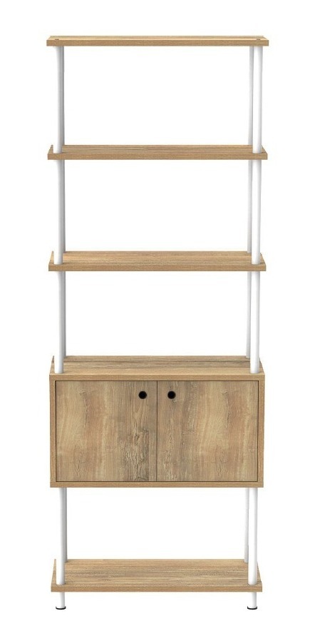 D_752991-MLA47166430987_082021-F.jpg Biblioteca Estanteria 5 Estantes, 2 Puertas. 182 X 68 M 08