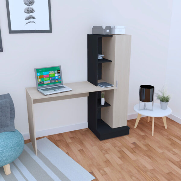 Escritorio Organizador Con Biblioteca 130 X 136 X 45 Oes 110