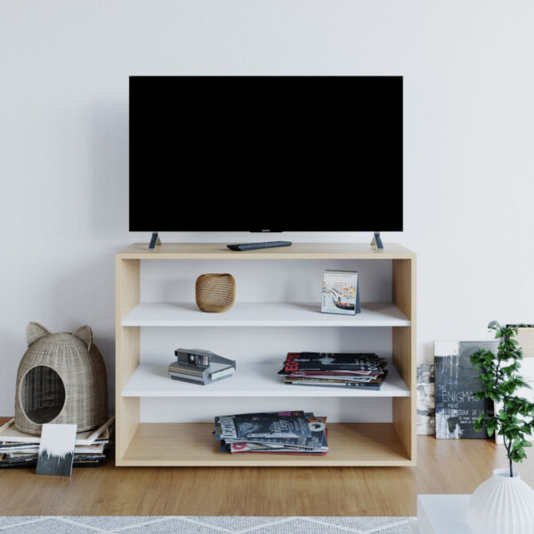 Mesa Rack Vision Para Tv 40 Con Estantes- Dvs 01