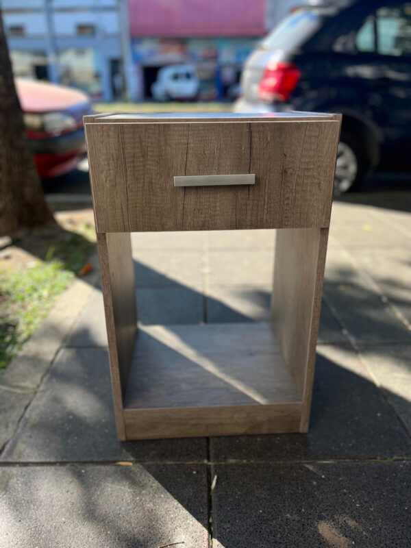 Mesa De Luz. 1 Cajon, 1 Estante- 60 X 38 X 34- Melamina