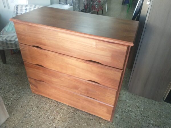 D_756361-MLA45630837297_042021-F.jpg Comoda Cajonera 4 Cajones. 91 X 82 X 44 Cod 211 Pino Lustrad