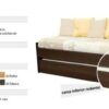 Divan Cama Con Carro Cama. Melamina. Cod. 957