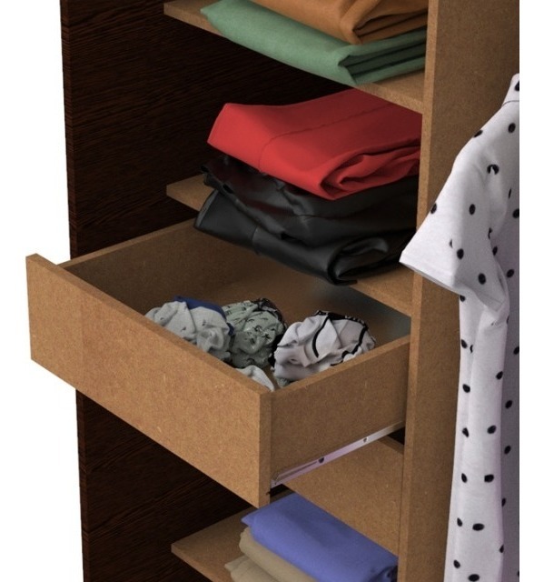 Ropero Placard Organizador 2 Puertas 181 X 181 X 51 Ro180