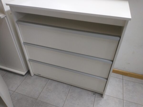 D_759131-MLA49772105411_042022-F.jpg Comoda Chiffonier 3 Cajones 90 X 91 X 42. Melamina- Alu 3c