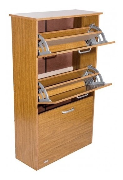 Zapatero Organizador De Zapatos 3 Puertas Rebatibles