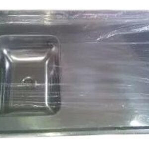 D_762193-MLA76826792780_062024-F.jpg Mesada Acero Inoxidable 1.60 X 0.60 Con Doble Bacha 60 X 38