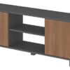 Rack Estante Para Tv Luka Grafito Fellicci 120 X 49 Cm