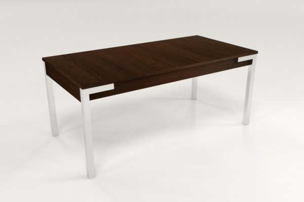 Mesa Cocina Comedor Capri Fija 140 X 0.90. Base Cromada