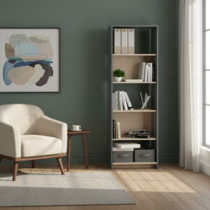 D_765356-MLA93272745537_092025-F.jpg Biblioteca Organizador 5 Estantes 180 X 59 X 35 Ben 060