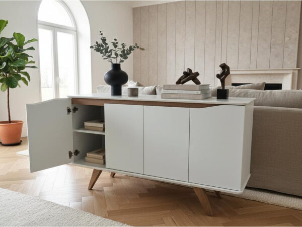 D_766364-MLA93327938047_092025-F.jpg Bahiut Vajillero Buffet Olive 1.35 X 0.78 X 0.40- 4 Puertas