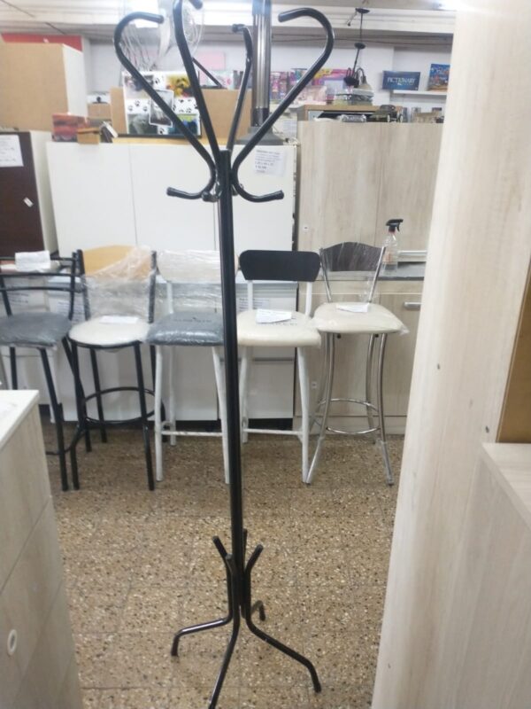 Perchero Paraguero D Pie.caño Pintado. 8 Lugares Para Colgar