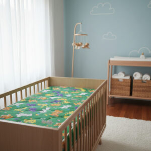Colchón Cuna Infantil 140 X 70 X 10. Tela Sabana Matelasse