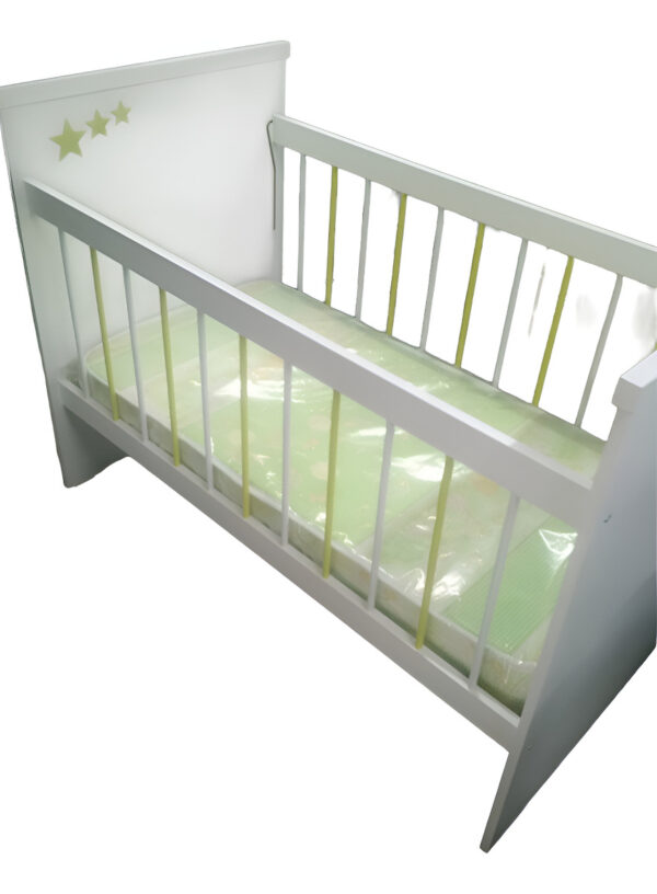 D_769132-MLA95399338108_102025-F.jpg Cuna Roll Con Baranda Deslizables. Melamina- Cod. 540