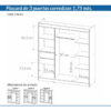 D_770389-MLA86039167365_062025-F.jpg Placard Ropero 3 Puertas Corredizas 1.75- 1.93- 0.52 Dpc 175