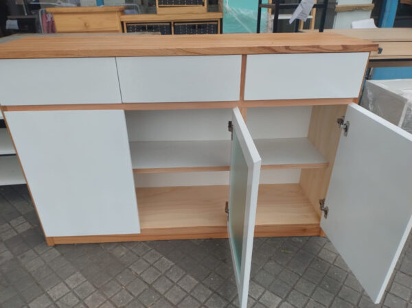 D_770640-MLA70156243366_062023-F.jpg Bahiut Rack Vajillero 3 Puertas, 3 Cajones Paraiso- 144 X 92