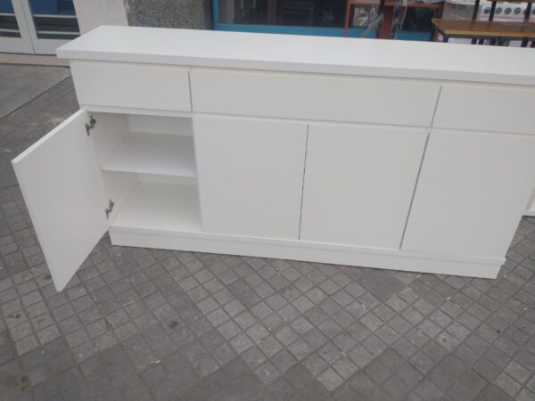 Bahiut Vajillero Melamina 1.80 X 0.90 4 Puertas 3 Cajones