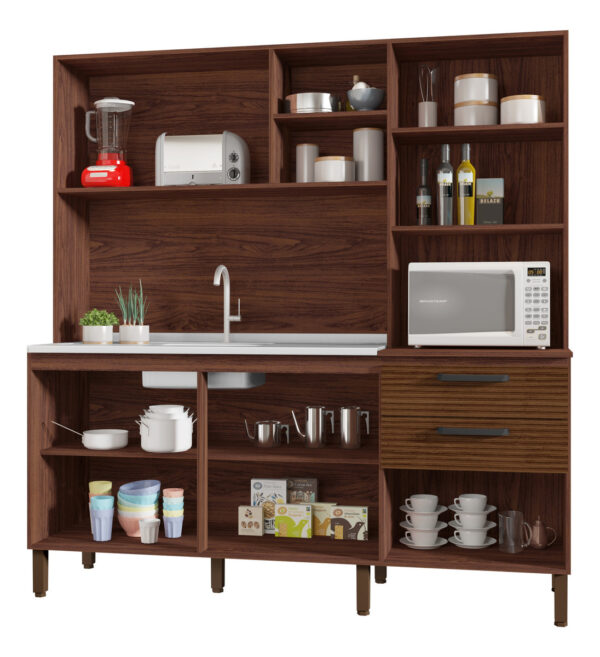 D_774635-MLA90738154968_082025-F.jpg Cocina Compacta Mega- Kits Parana 190 X 180 X 53